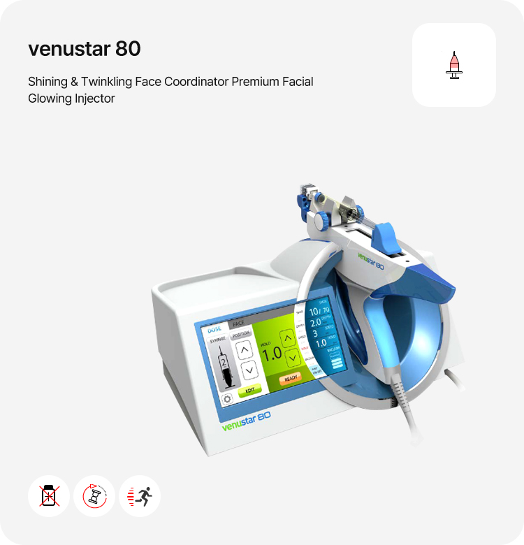 venustar 80: Shining & Twinkling Face Coordinator Premium Facial Glowing Injector